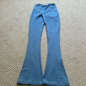 Lululemon blue flare leggings